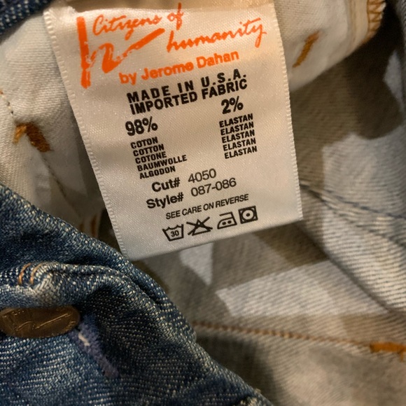 Citizens Of Humanity Dunaway Faye Jeans Size 26 - Picture 8 of 8